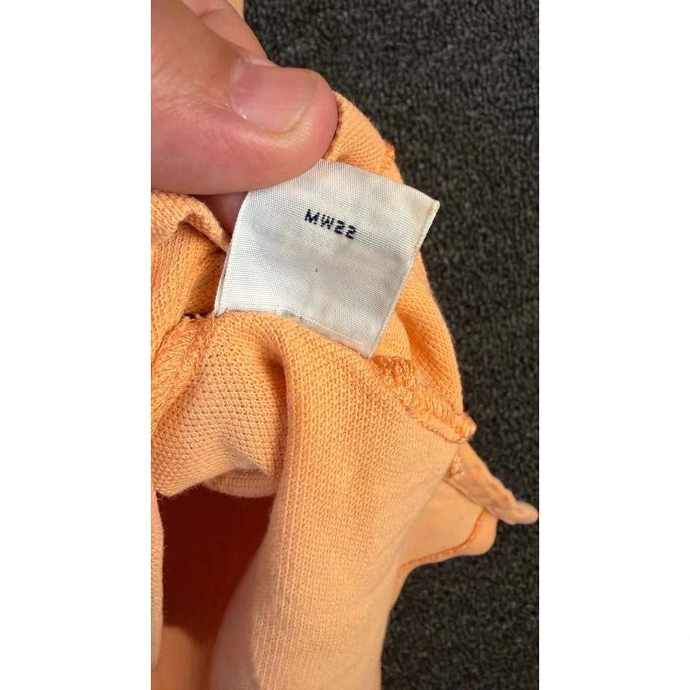 Polo Ralph Lauren Mens XL Orange Pique Cotton Short Sleeve Polo Shirt Turquoise